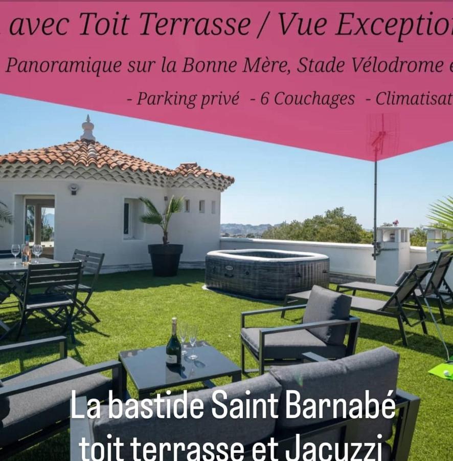 Ferienwohnung La Bastide De St Barnabe Jacuzzi Climatisation Parking Petanque Marseilles Exterior foto
