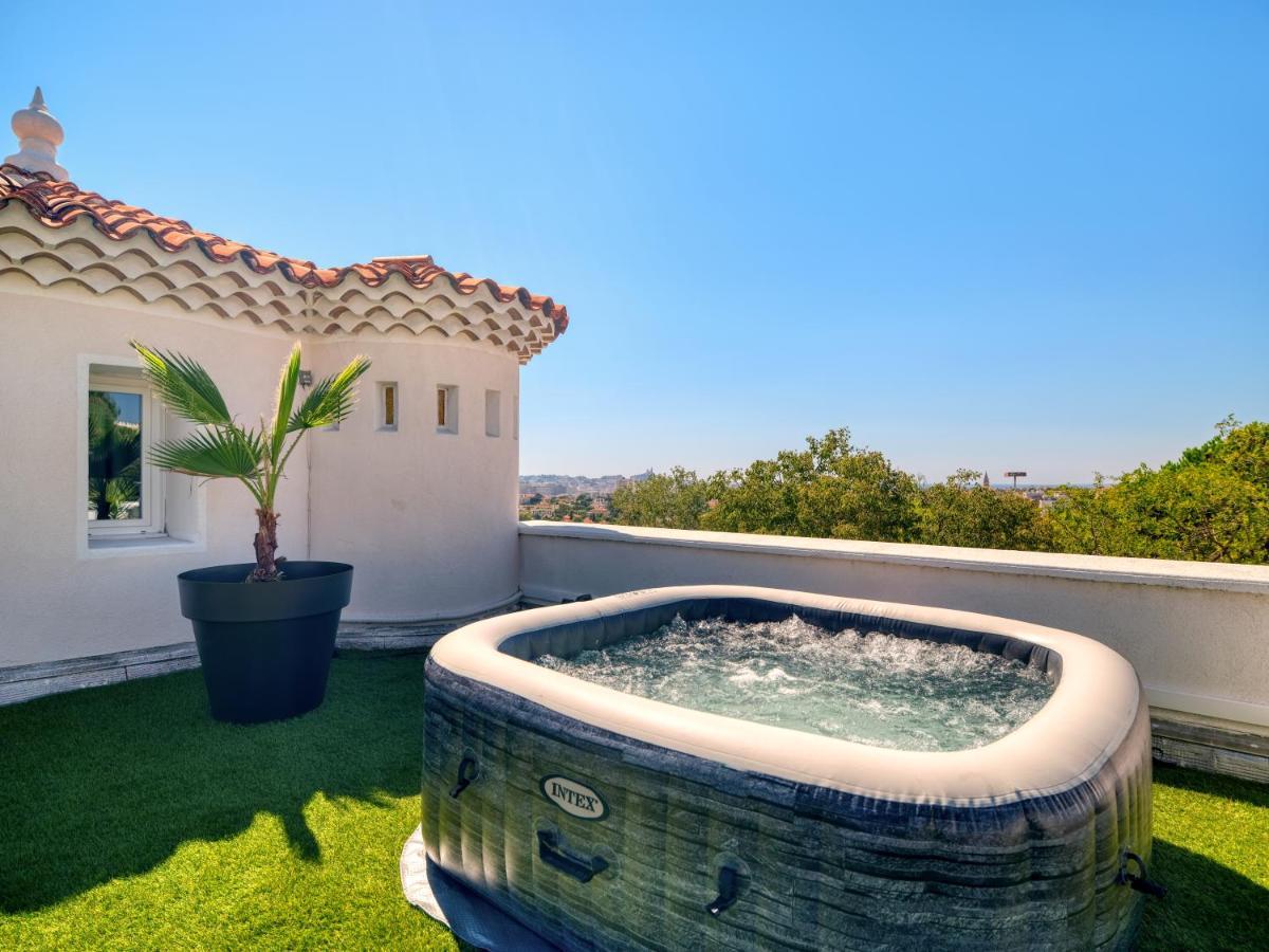 Ferienwohnung La Bastide De St Barnabe Jacuzzi Climatisation Parking Petanque Marseilles Exterior foto